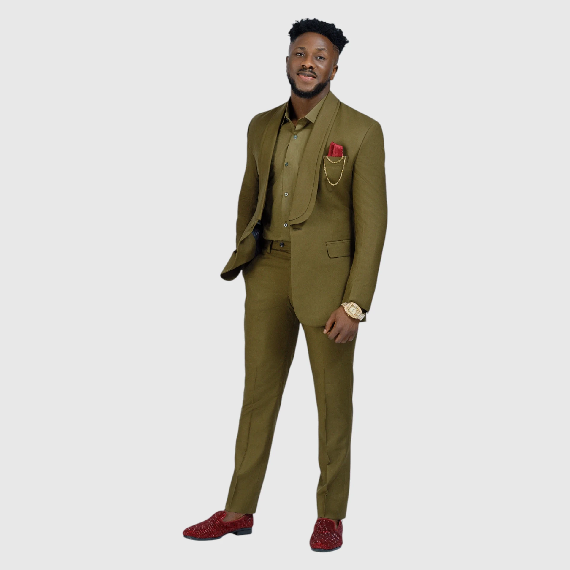 Olive Monochrome 2-Piece — view 3