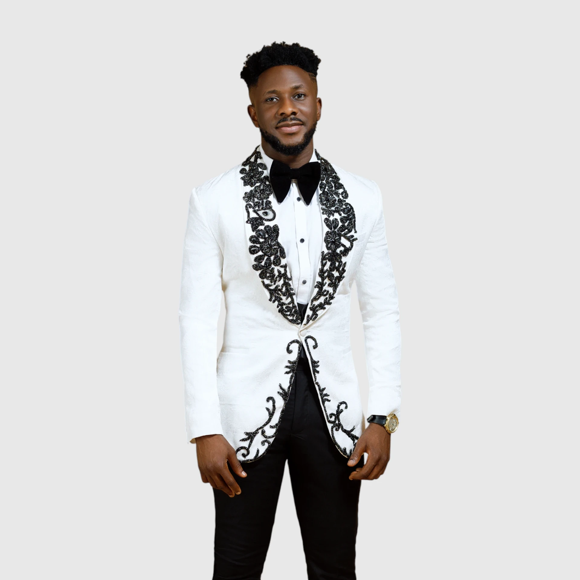 Ivory Appliqué Tuxedo — view 3