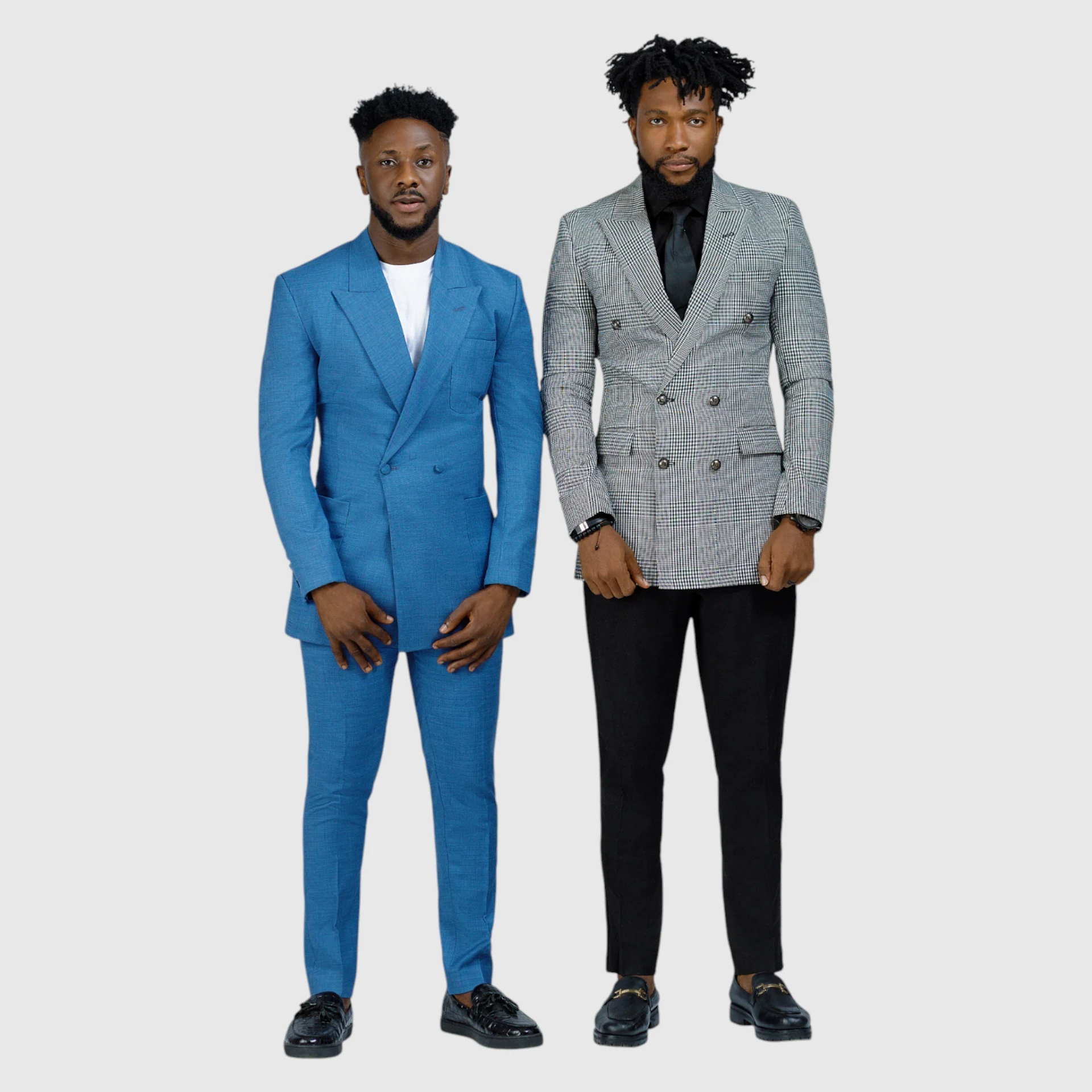 Sapphire Blue Double-Breasted 2 Piece — view 6