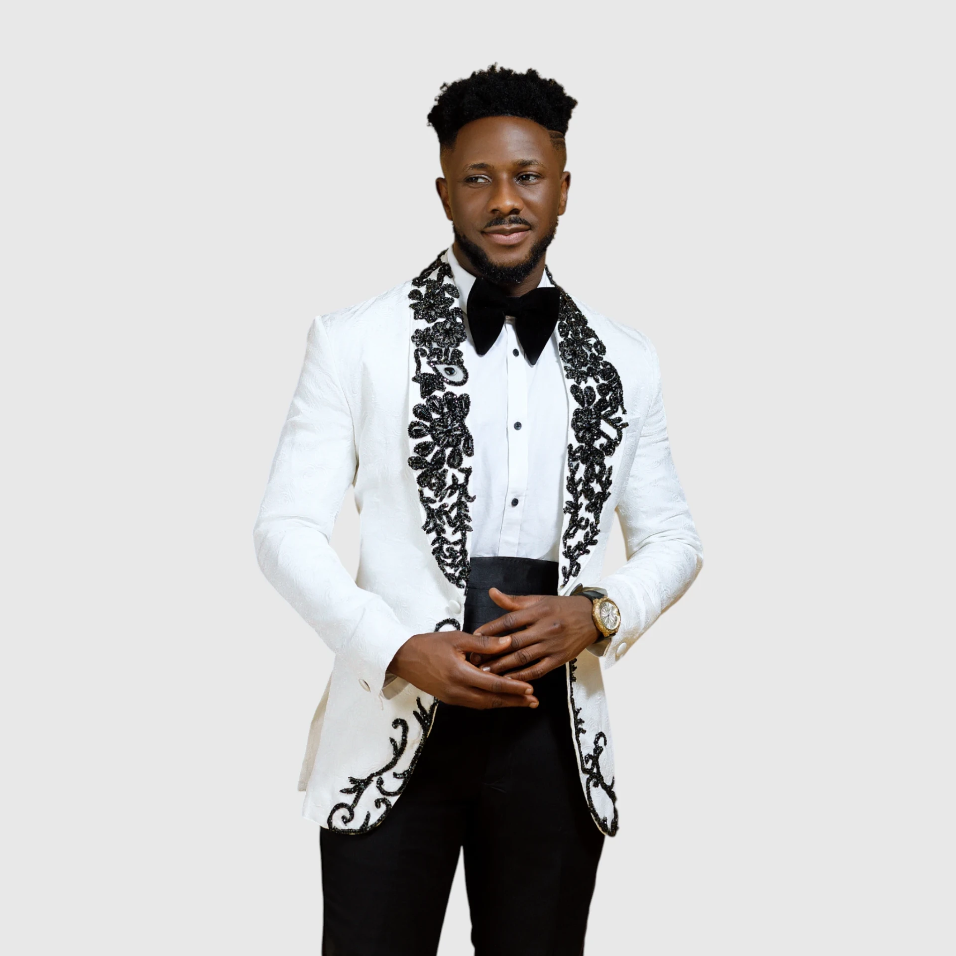 Ivory Appliqué Tuxedo — view 4