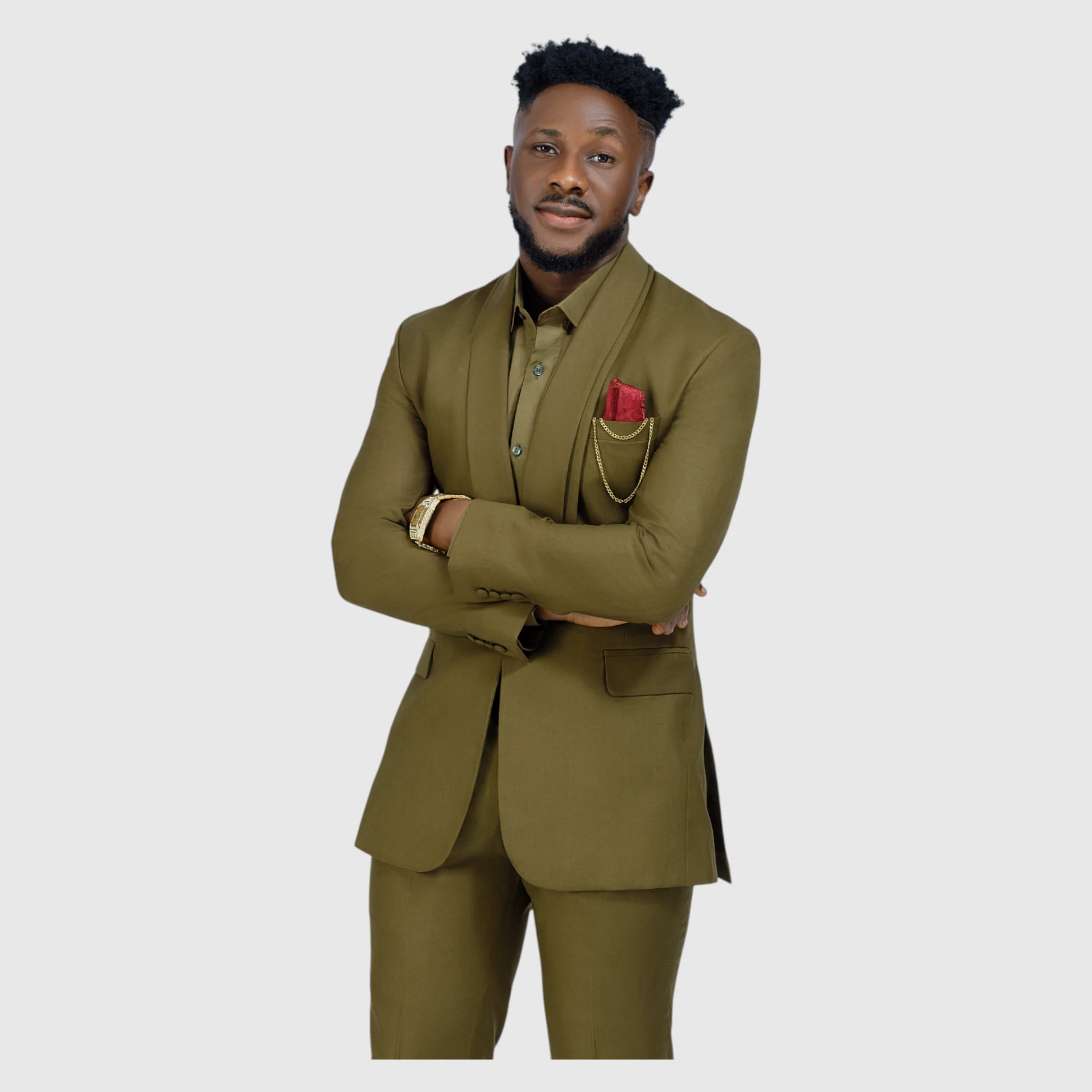 Olive Monochrome 2-Piece — view 2