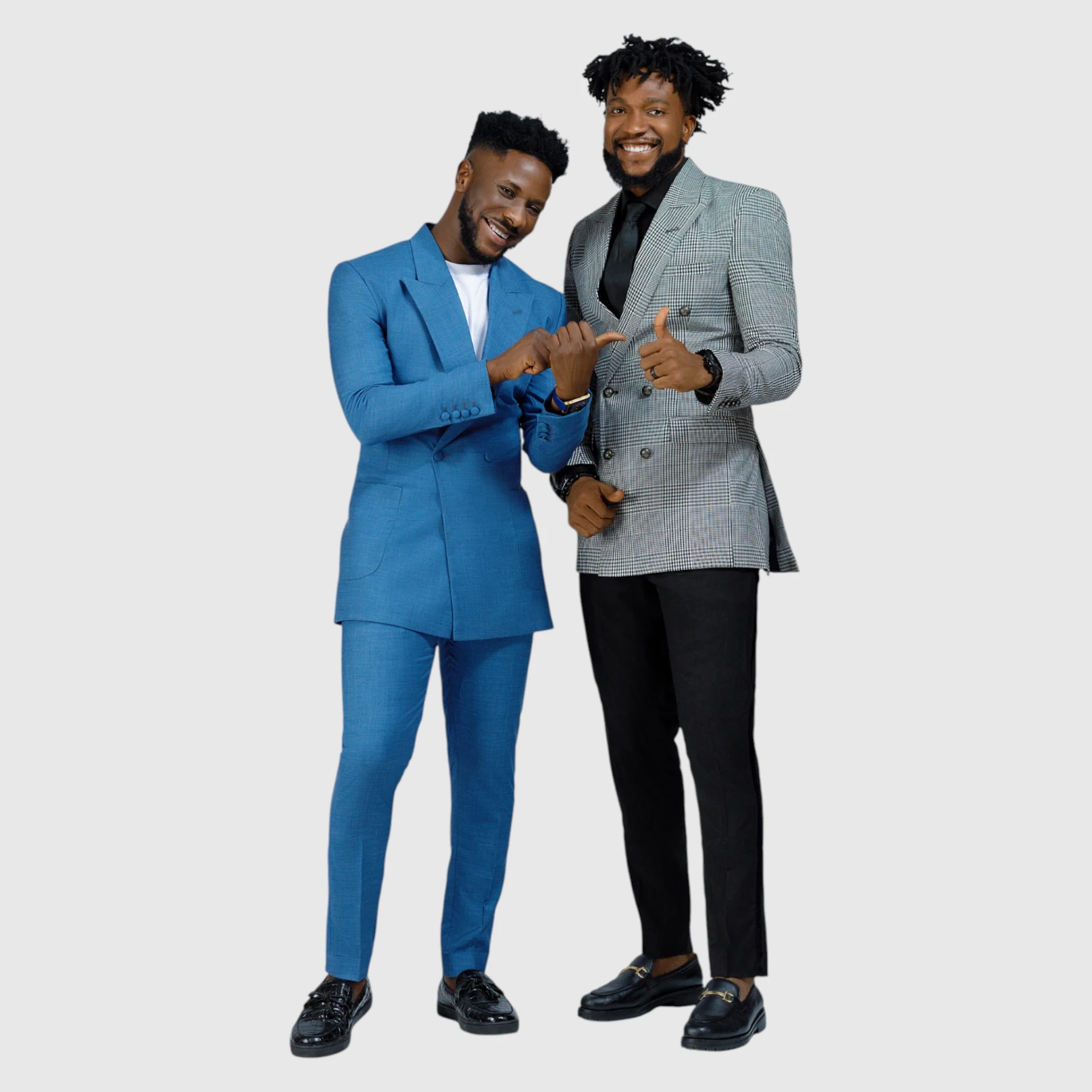 Sapphire Blue Double-Breasted 2 Piece — view 5