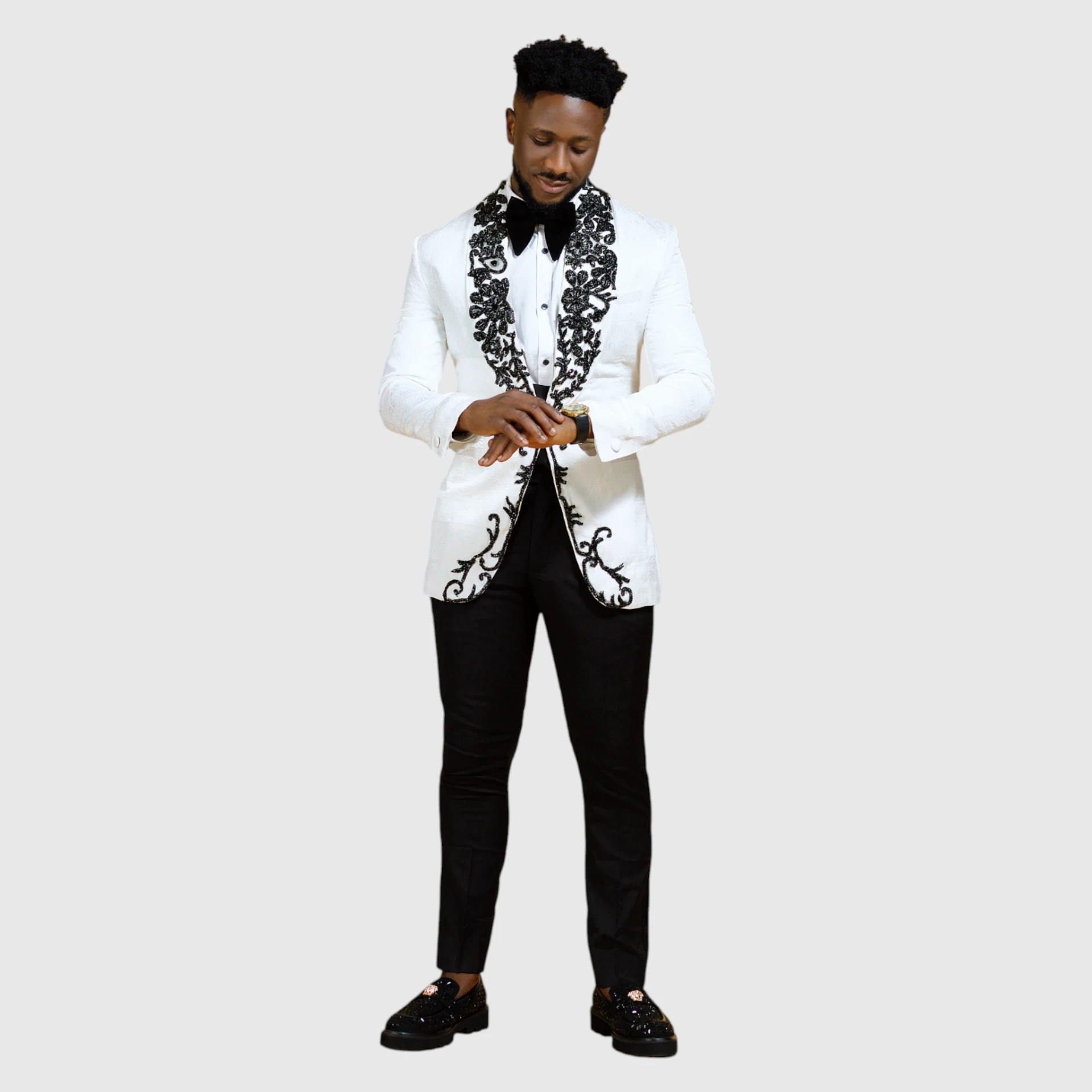 Ivory Appliqué Tuxedo — view 2
